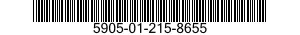 5905-01-215-8655 RESISTOR,FIXED,FILM 5905012158655 012158655