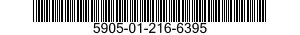 5905-01-216-6395 RESISTOR,FIXED,COMPOSITION 5905012166395 012166395