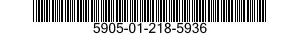 5905-01-218-5936 RESISTOR,THERMAL 5905012185936 012185936