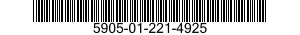 5905-01-221-4925  5905012214925 012214925
