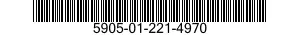 5905-01-221-4970  5905012214970 012214970