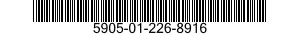 5905-01-226-8916 RESISTOR,VARIABLE,NONWIRE WOUND,NONPRECISION 5905012268916 012268916