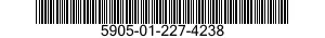 5905-01-227-4238 RESISTOR ASSORTMENT 5905012274238 012274238
