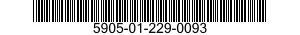 5905-01-229-0093  5905012290093 012290093