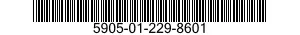 5905-01-229-8601 RESISTOR,FIXED,WIRE WOUND,INDUCTIVE 5905012298601 012298601