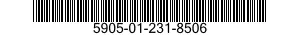 5905-01-231-8506 RESISTOR,FIXED,WIRE WOUND,INDUCTIVE 5905012318506 012318506
