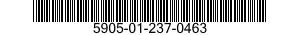 5905-01-237-0463  5905012370463 012370463