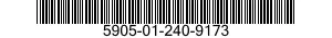 5905-01-240-9173 RESISTOR,VARIABLE,NONWIRE WOUND,NONPRECISION 5905012409173 012409173