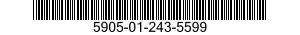 5905-01-243-5599 RESISTOR,VARIABLE,NONWIRE WOUND,NONPRECISION 5905012435599 012435599