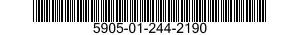 5905-01-244-2190  5905012442190 012442190