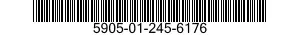 5905-01-245-6176 RESISTOR,FIXED,FILM 5905012456176 012456176