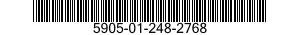 5905-01-248-2768 RESISTOR ASSEMBLY 5905012482768 012482768