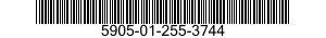 5905-01-255-3744 RESISTOR,FIXED,WIRE WOUND,INDUCTIVE 5905012553744 012553744