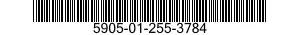 5905-01-255-3784 RESISTOR,FIXED,COMPOSITION 5905012553784 012553784