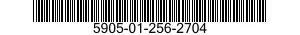 5905-01-256-2704 RESISTOR,FIXED,WIRE WOUND 5905012562704 012562704