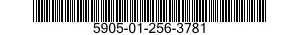 5905-01-256-3781 RESISTOR,FIXED,WIRE WOUND 5905012563781 012563781