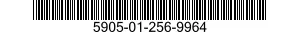 5905-01-256-9964 RESISTOR,FIXED,WIRE WOUND 5905012569964 012569964