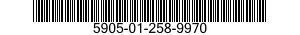5905-01-258-9970 RESISTOR,FIXED,WIRE WOUND,INDUCTIVE 5905012589970 012589970