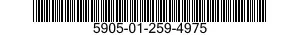 5905-01-259-4975 RESISTOR,FIXED,WIRE WOUND,INDUCTIVE 5905012594975 012594975