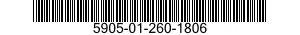 5905-01-260-1806  5905012601806 012601806