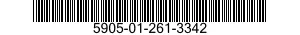 5905-01-261-3342  5905012613342 012613342