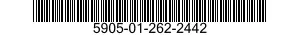 5905-01-262-2442 RESISTOR,VARIABLE,NONWIRE WOUND,NONPRECISION 5905012622442 012622442