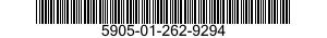 5905-01-262-9294  5905012629294 012629294