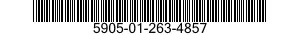5905-01-263-4857 RESISTOR,FIXED,WIRE WOUND,INDUCTIVE 5905012634857 012634857