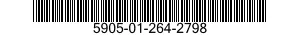 5905-01-264-2798 RESISTOR,FIXED,COMPOSITION 5905012642798 012642798