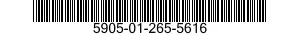 5905-01-265-5616 RESISTOR,FIXED,WIRE WOUND 5905012655616 012655616