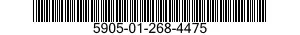 5905-01-268-4475 RESISTOR,VARIABLE,WIRE WOUND,PRECISION 5905012684475 012684475