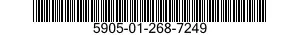 5905-01-268-7249  5905012687249 012687249