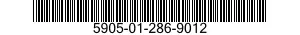 5905-01-286-9012 RESISTOR,FIXED,WIRE WOUND,INDUCTIVE 5905012869012 012869012