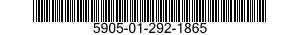 5905-01-292-1865 RESISTOR,VARIABLE,NONWIRE WOUND,NONPRECI 5905012921865 012921865
