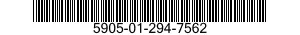 5905-01-294-7562 RESISTOR,VARIABLE,WIRE WOUND,NONPRECISIO 5905012947562 012947562