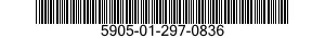 5905-01-297-0836 RESISTOR,THERMAL 5905012970836 012970836