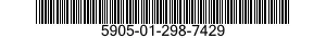 5905-01-298-7429  5905012987429 012987429