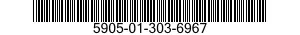 5905-01-303-6967  5905013036967 013036967