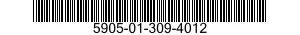 5905-01-309-4012 RESISTOR,VARIABLE,WIRE WOUND,PRECISION 5905013094012 013094012