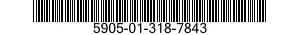 5905-01-318-7843 RESISTOR,VARIABLE,NONWIRE WOUND,NONPRECISION 5905013187843 013187843