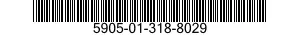 5905-01-318-8029 RESISTOR,FIXED,COMPOSITION 5905013188029 013188029