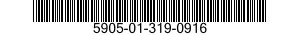 5905-01-319-0916  5905013190916 013190916