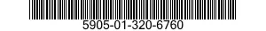 5905-01-320-6760 RESISTOR NETWORK,FIXED,FILM 5905013206760 013206760