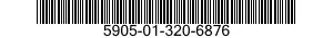 5905-01-320-6876 RESISTOR NETWORK,FIXED,FILM 5905013206876 013206876