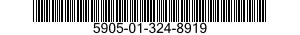 5905-01-324-8919 RESISTOR,FIXED,COMPOSITION 5905013248919 013248919