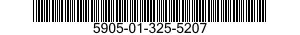 5905-01-325-5207 RESISTOR,FIXED,WIRE WOUND,INDUCTIVE 5905013255207 013255207