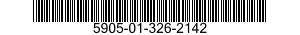 5905-01-326-2142 RESISTOR,FIXED,WIREWOUND,NONIND 5905013262142 013262142