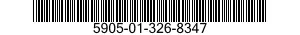 5905-01-326-8347 RESISTOR,VARIABLE,WIRE WOUND,NONPRECISION 5905013268347 013268347