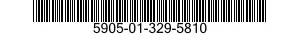 5905-01-329-5810 RESISTOR,VARIABLE,NONWIRE WOUND, 5905013295810 013295810