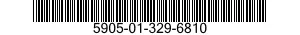 5905-01-329-6810 RESISTOR NETWORK,FIXED-VARIABLE 5905013296810 013296810